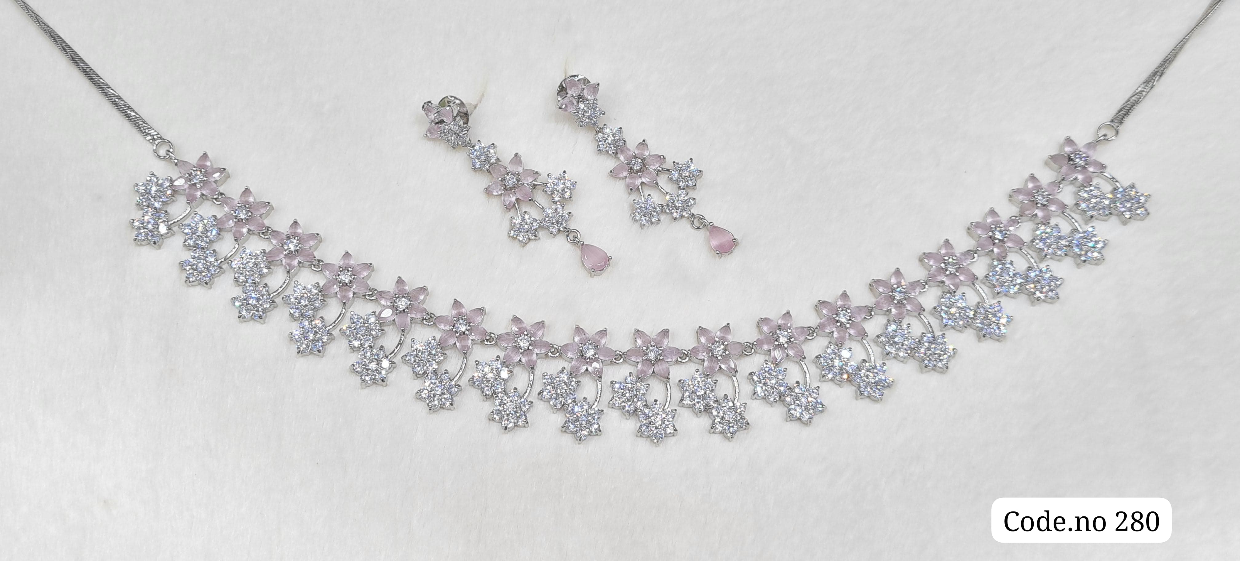 Cz Necklace 03842 - 5