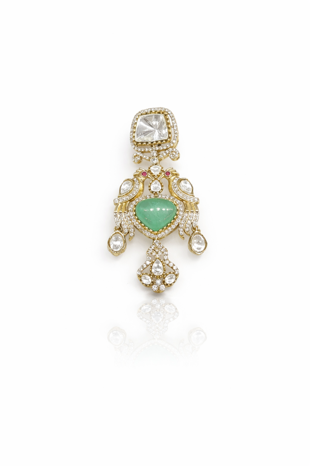 Kundan Brooch 09056