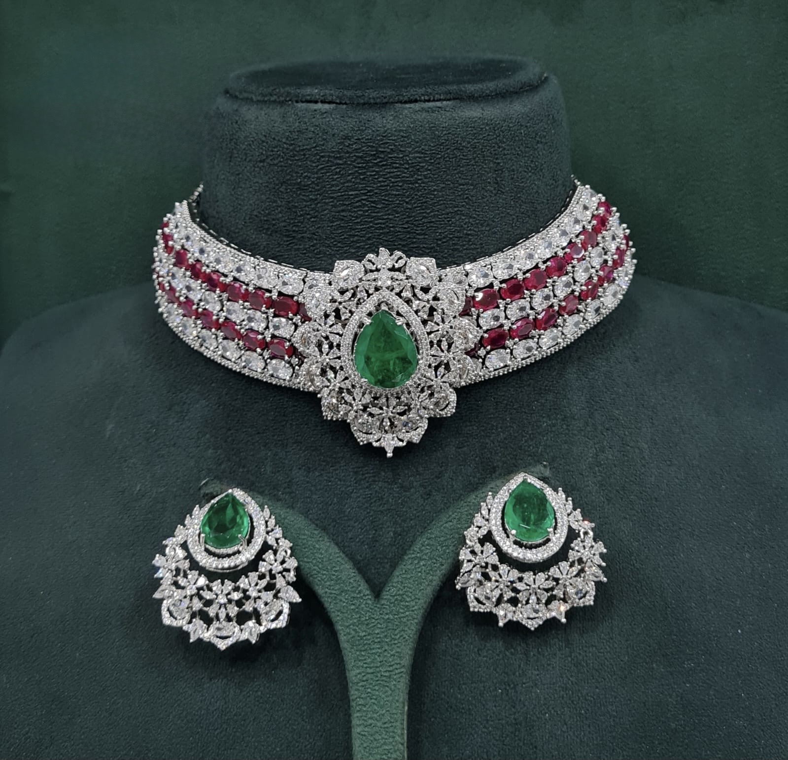 Cz Necklace 10358 - 5