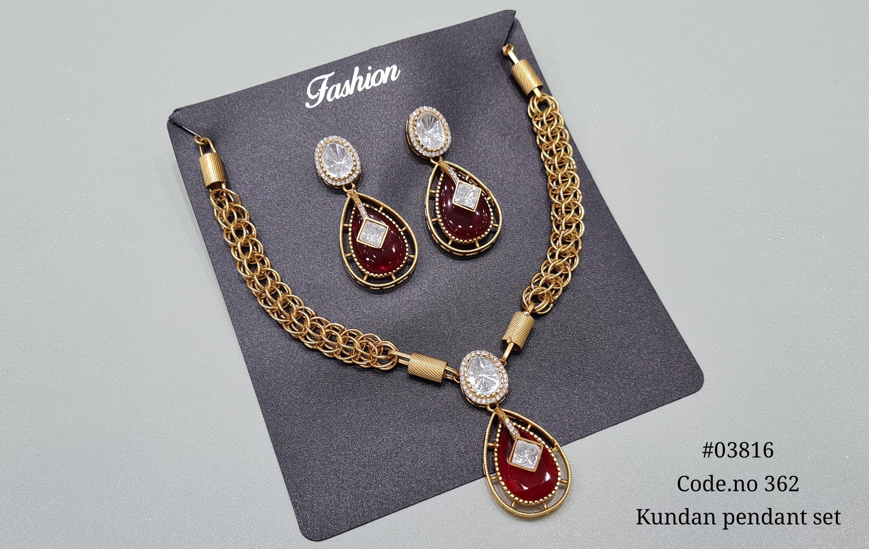 Kundan Necklace 03816 - 3