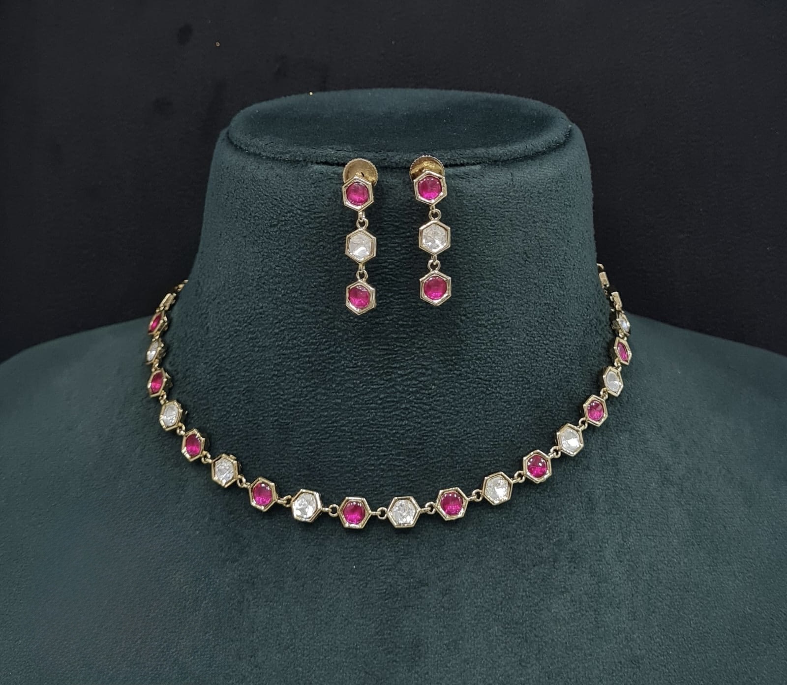 Kundan Necklace 08951 - 7