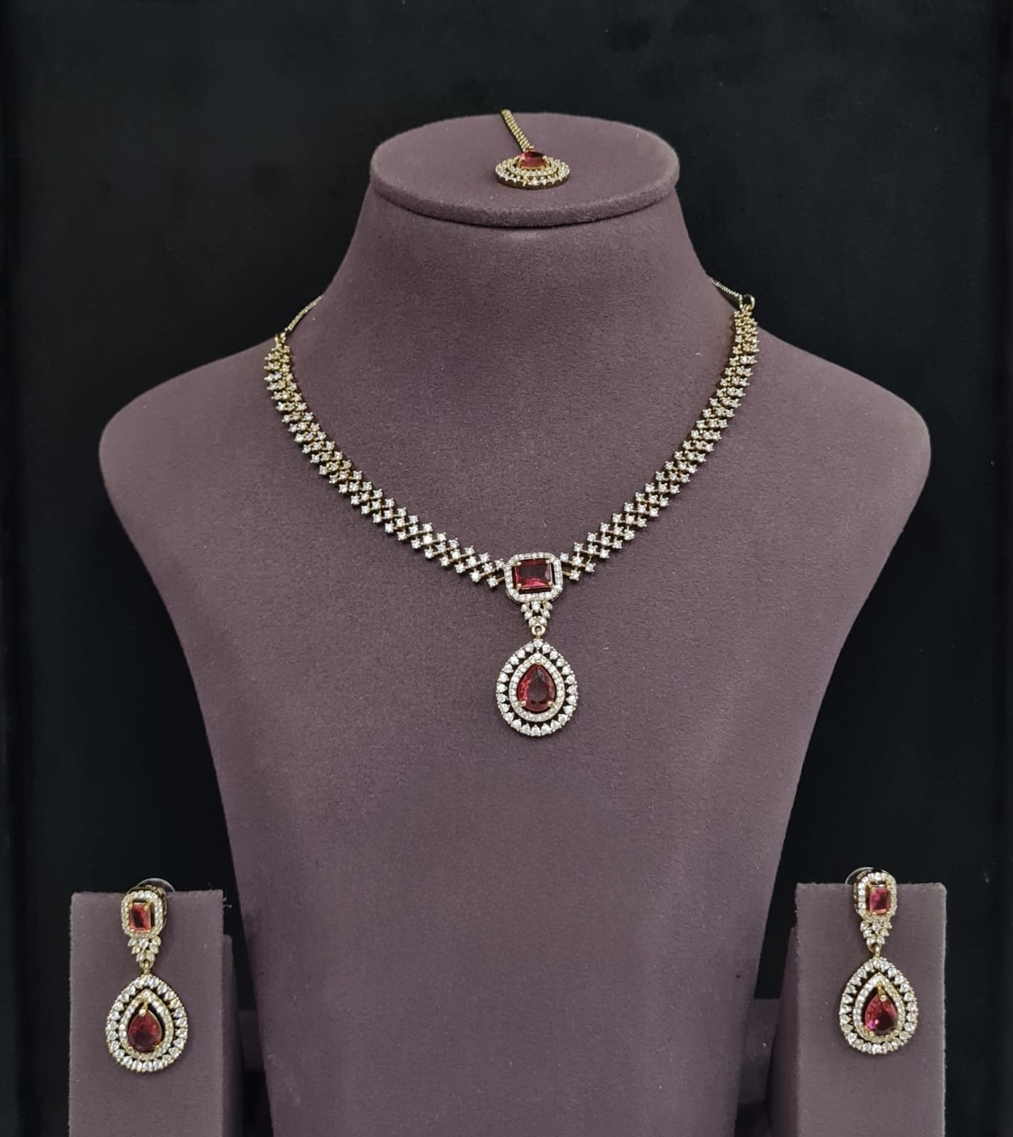 Cz Necklace 11342 - 11