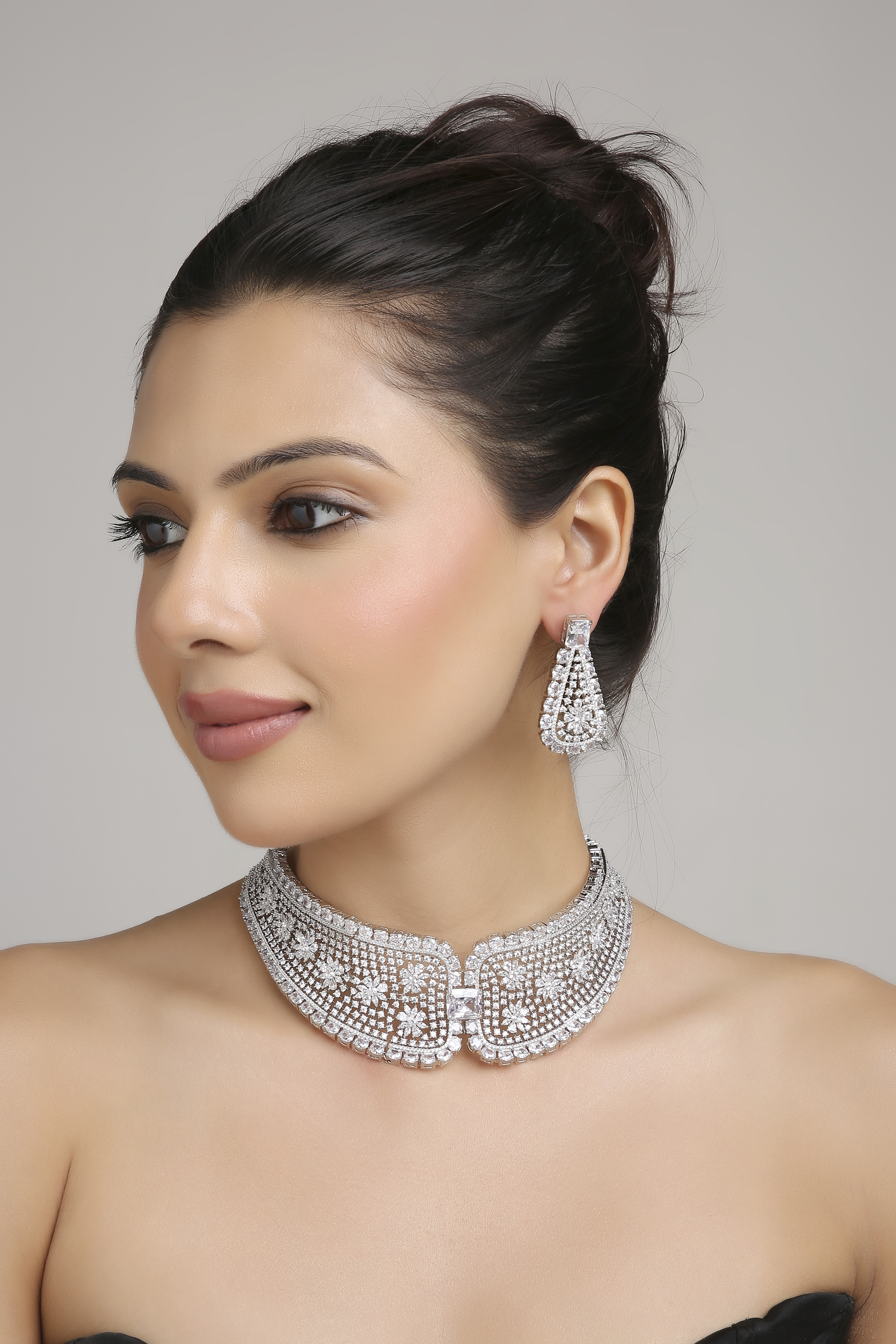 Cz Necklace 05714 - 10