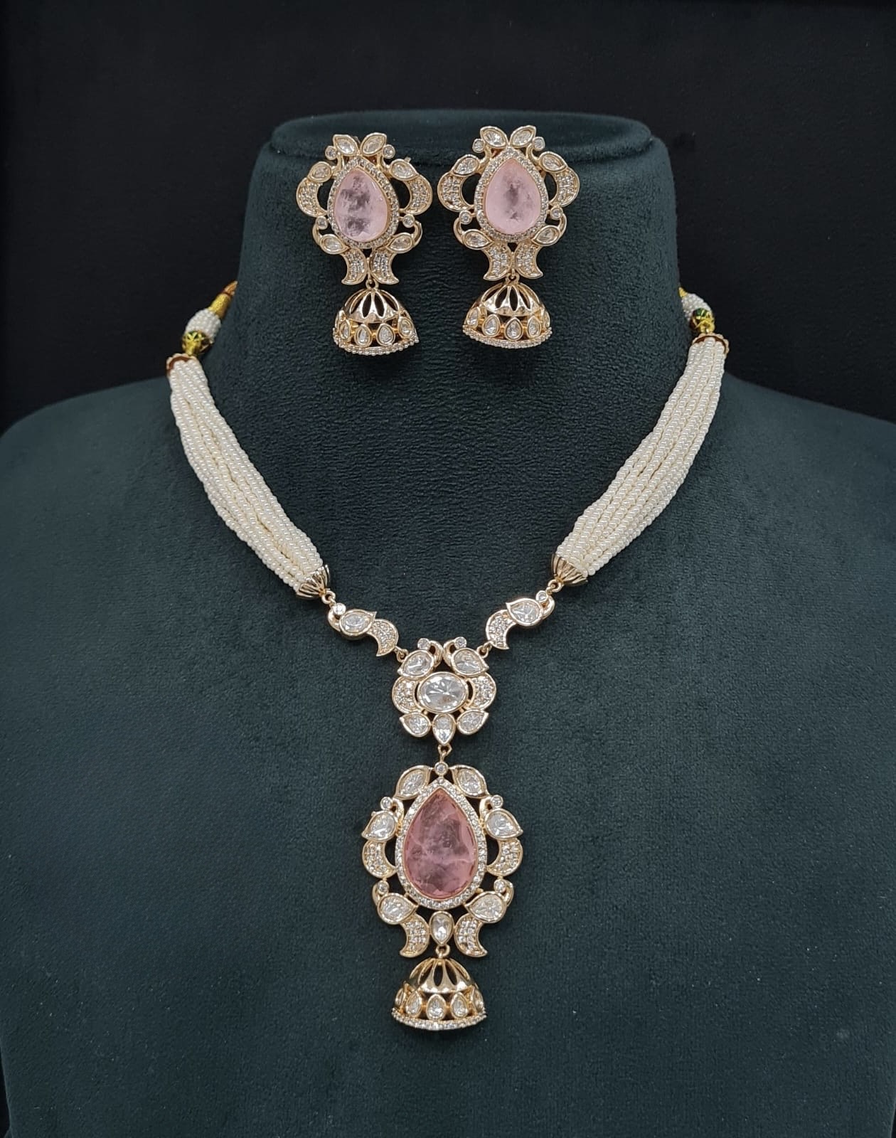 Kundan Necklace 08947 - 3