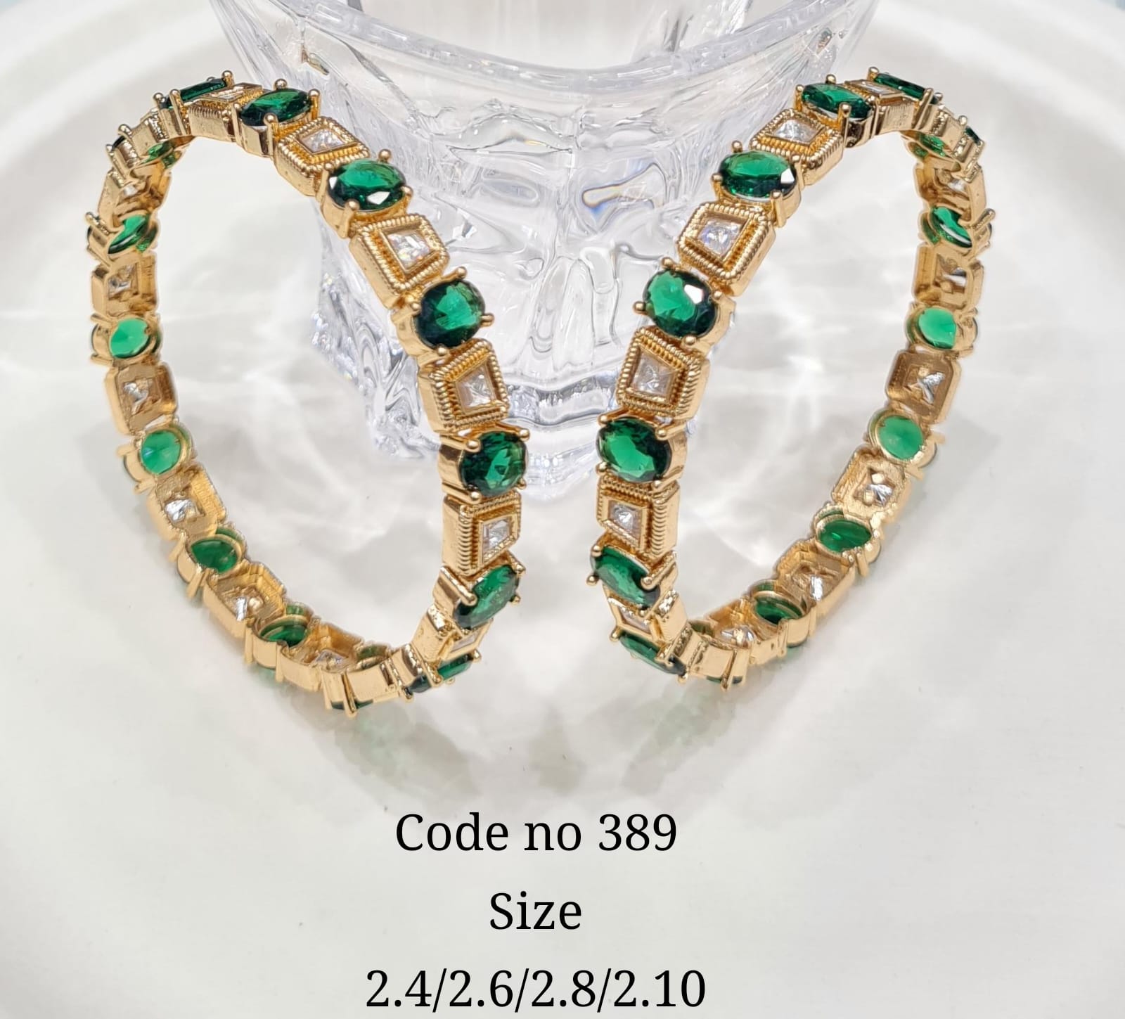 Kundan bangles 00879