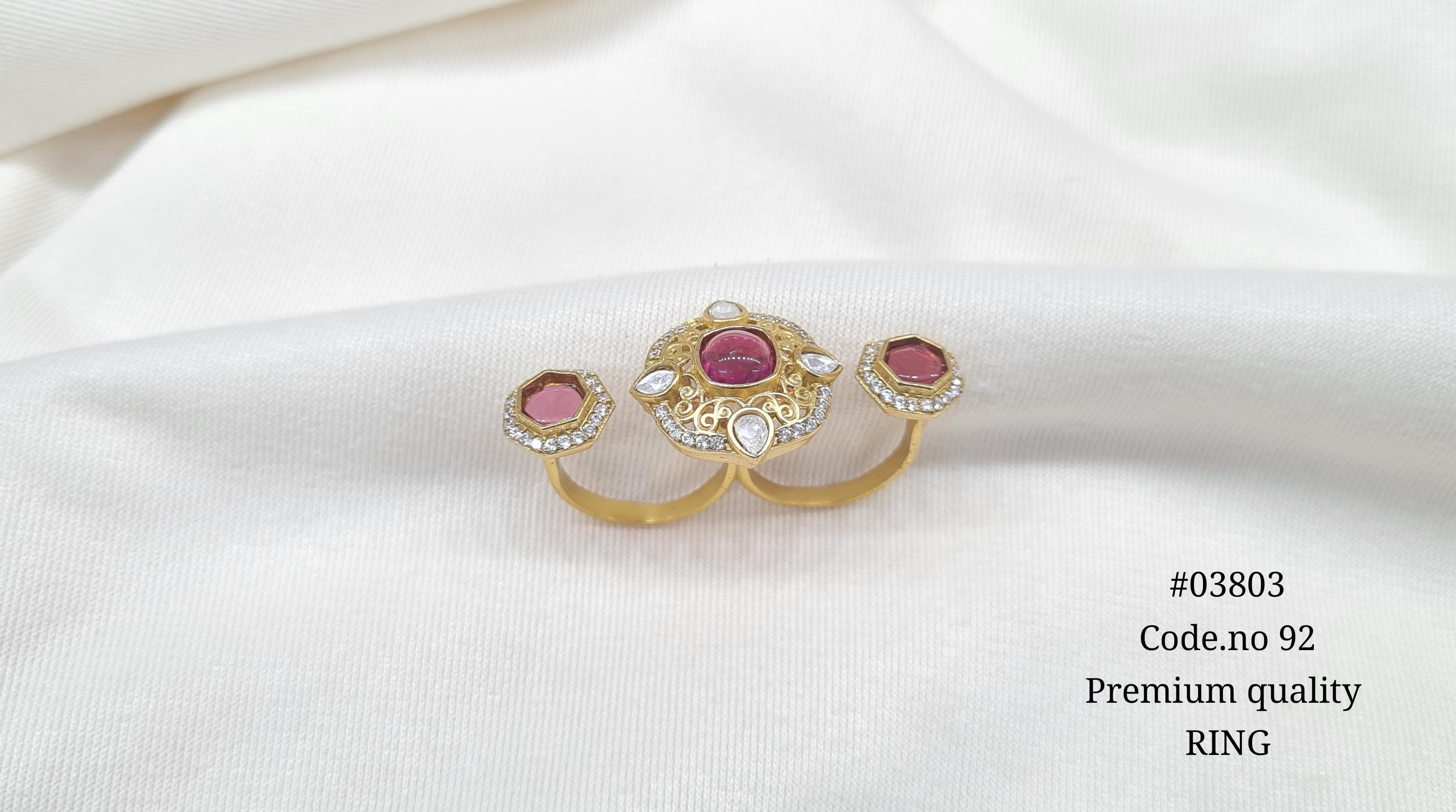 Kundan Fingerring 03803 - 7