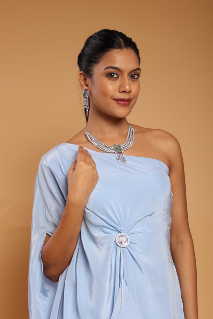 Cz necklace 03836 - 4