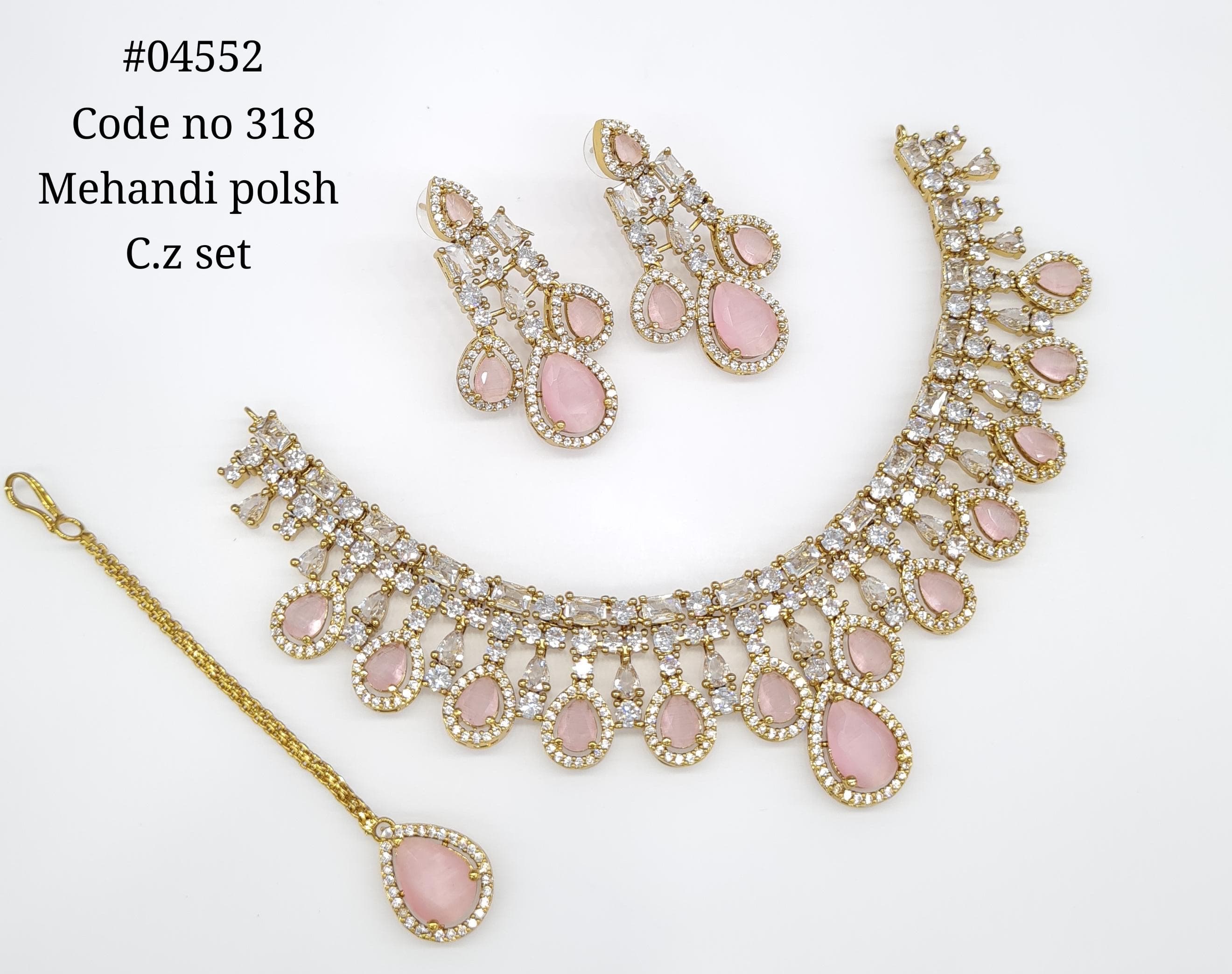 Cz Necklace 04552 - 9