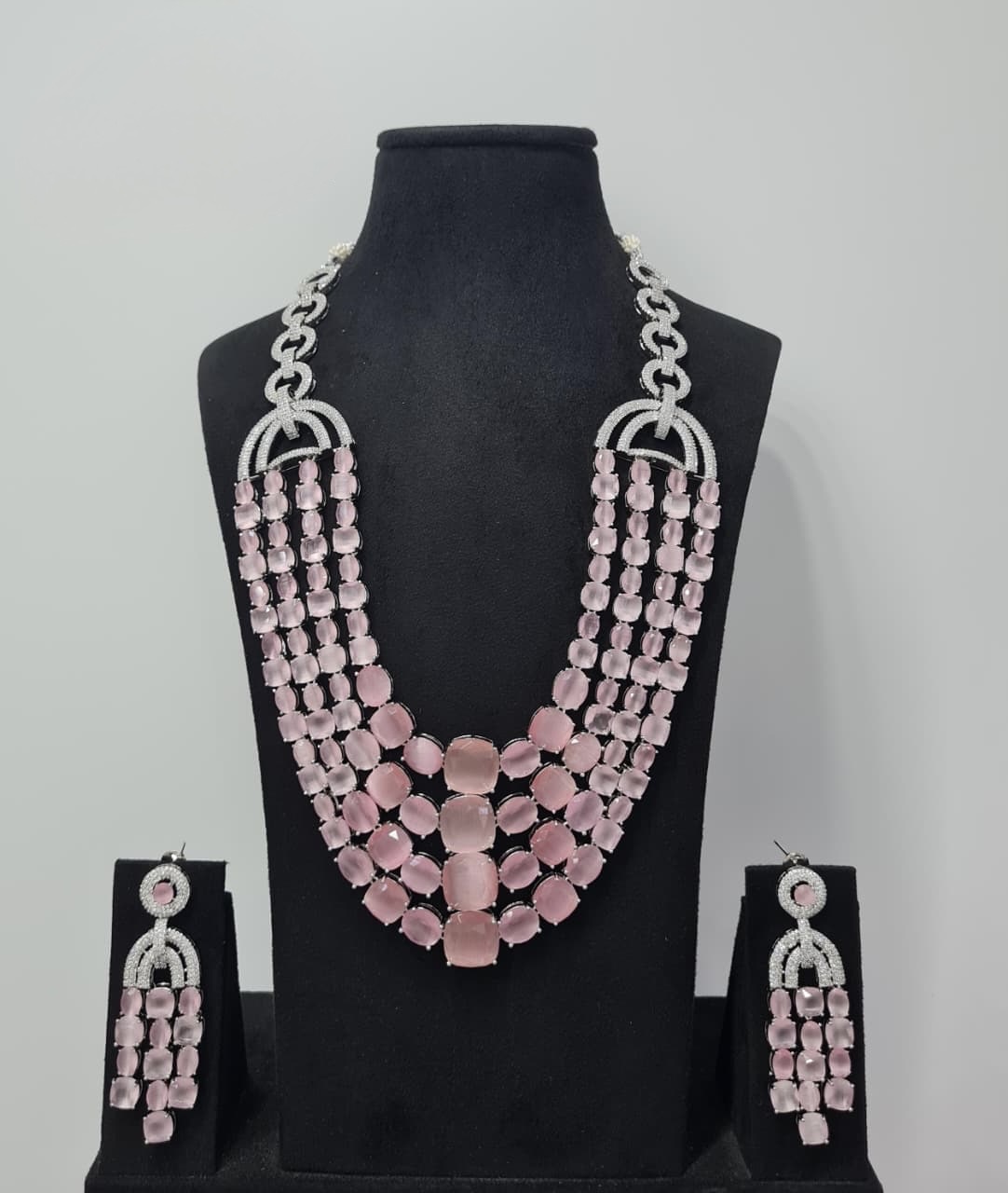 Cz Necklace 06671 - 3