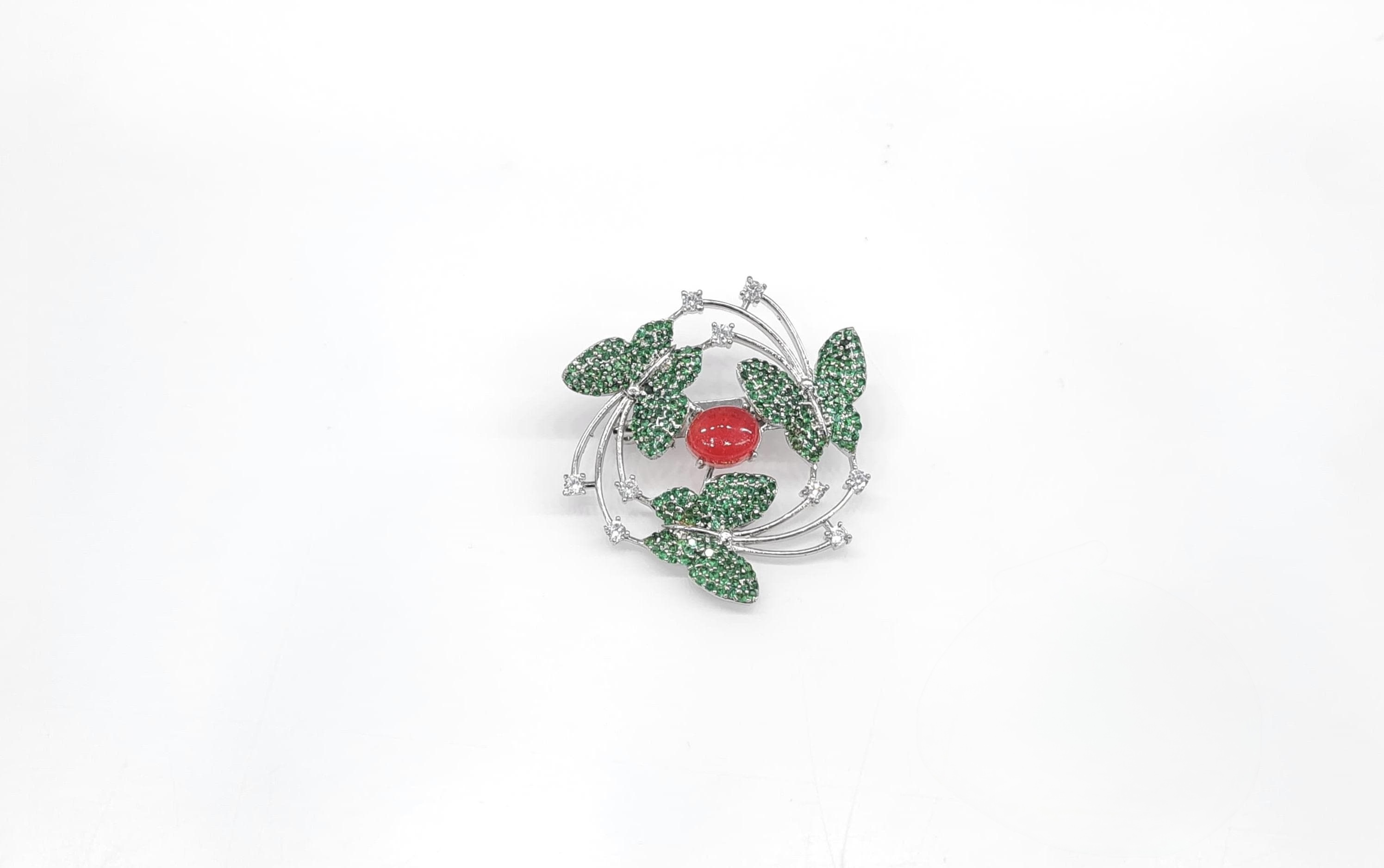 Cz Brooch 10571 - 27