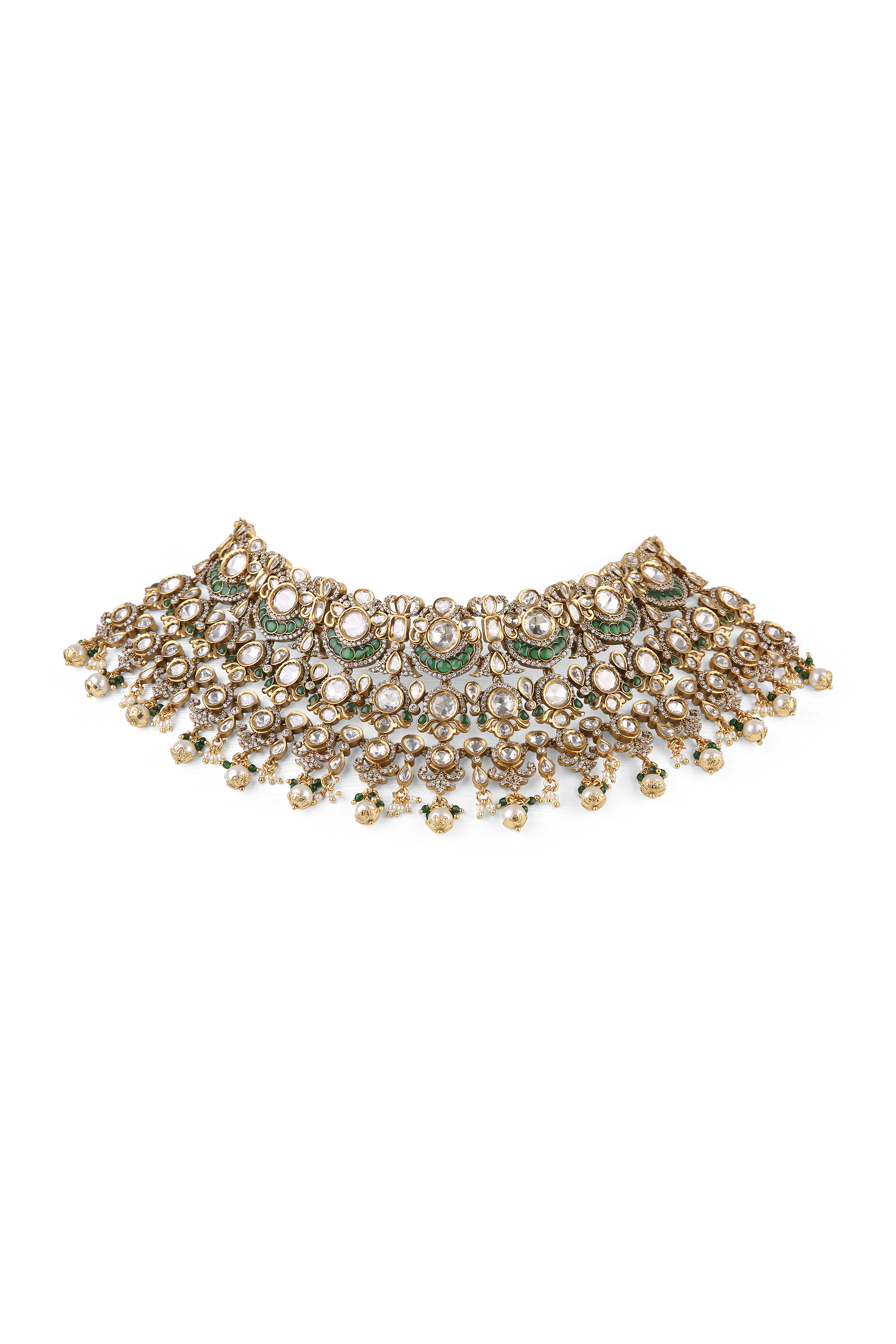 Kundan Bride Set 05962 - 7