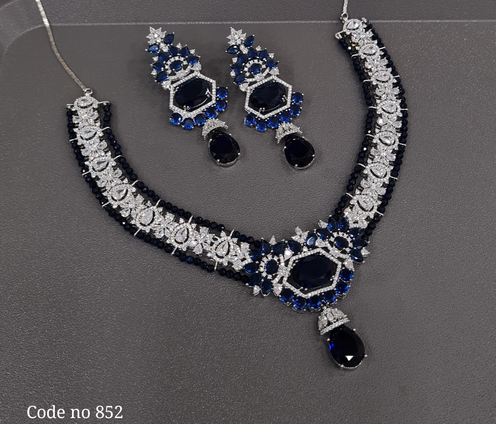 Cz necklace 03829 - 3