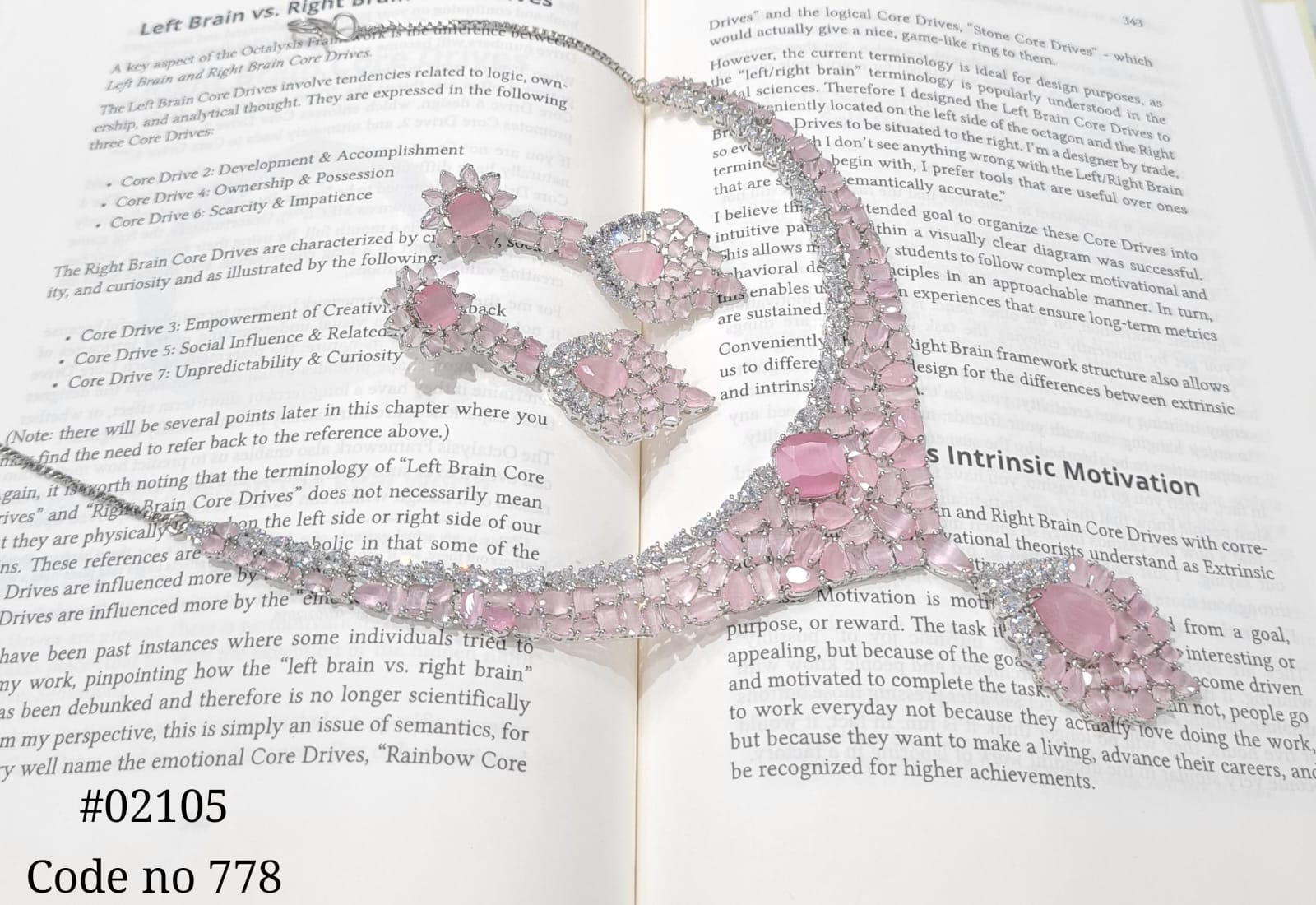 Cz Necklace set 02105 - 6