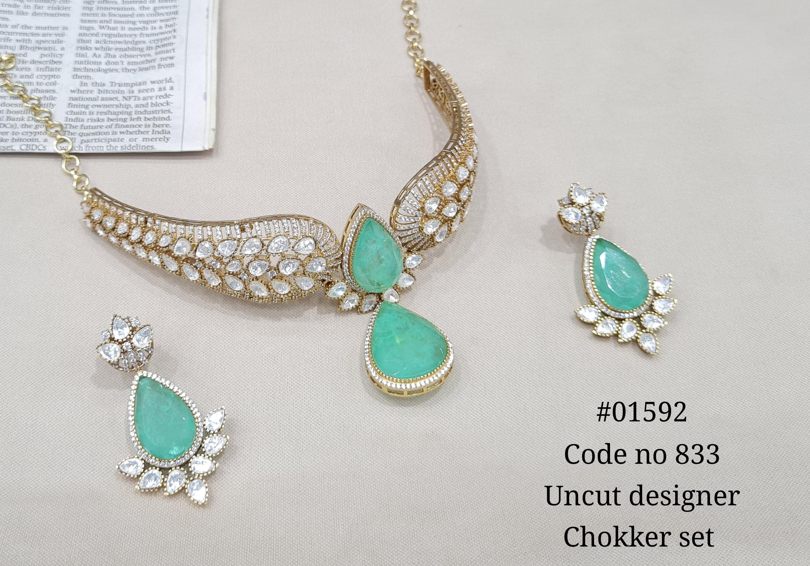 Kundan Necklace 01592 - 7