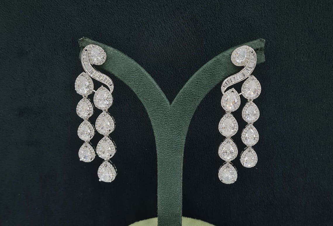 Cz Earrings 07397 - 6