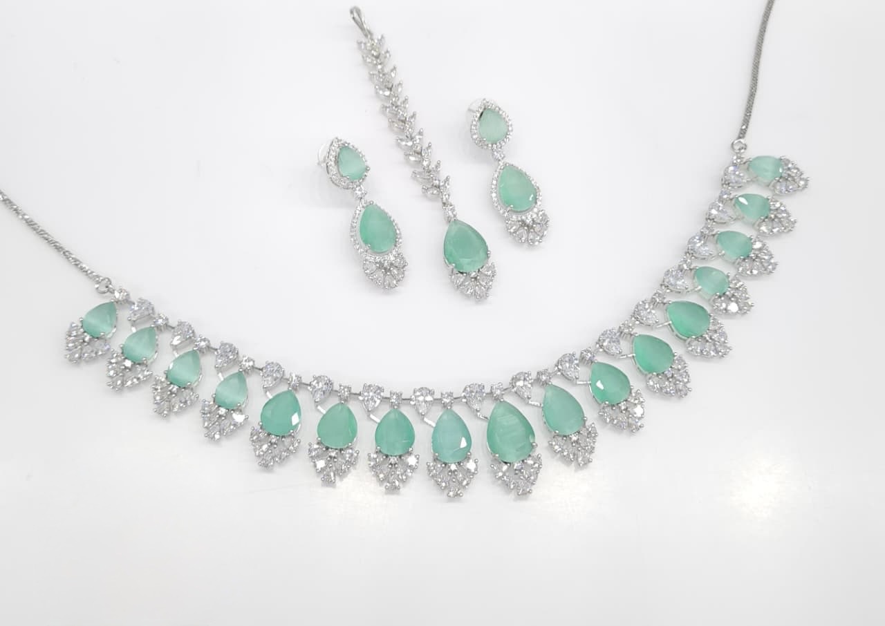 Cz Necklace 06683 - 13