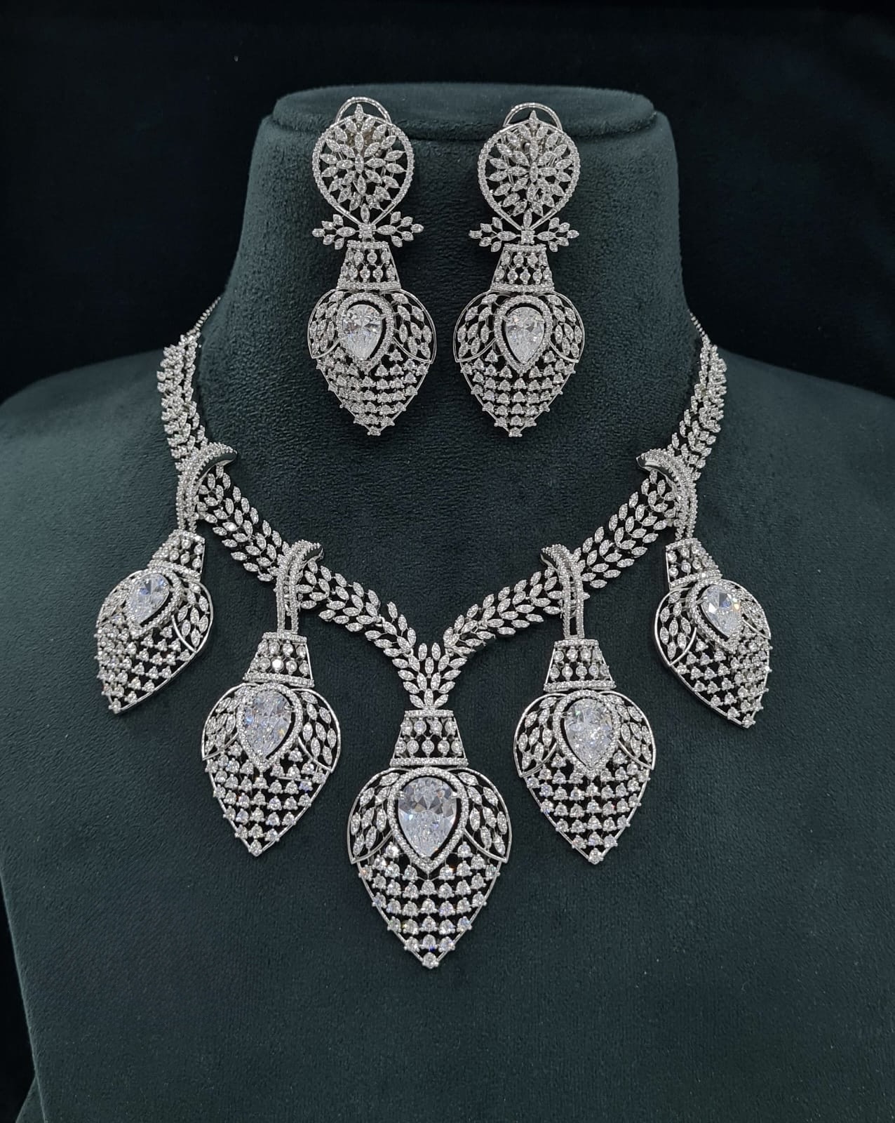 Cz Necklace 07511 - 8