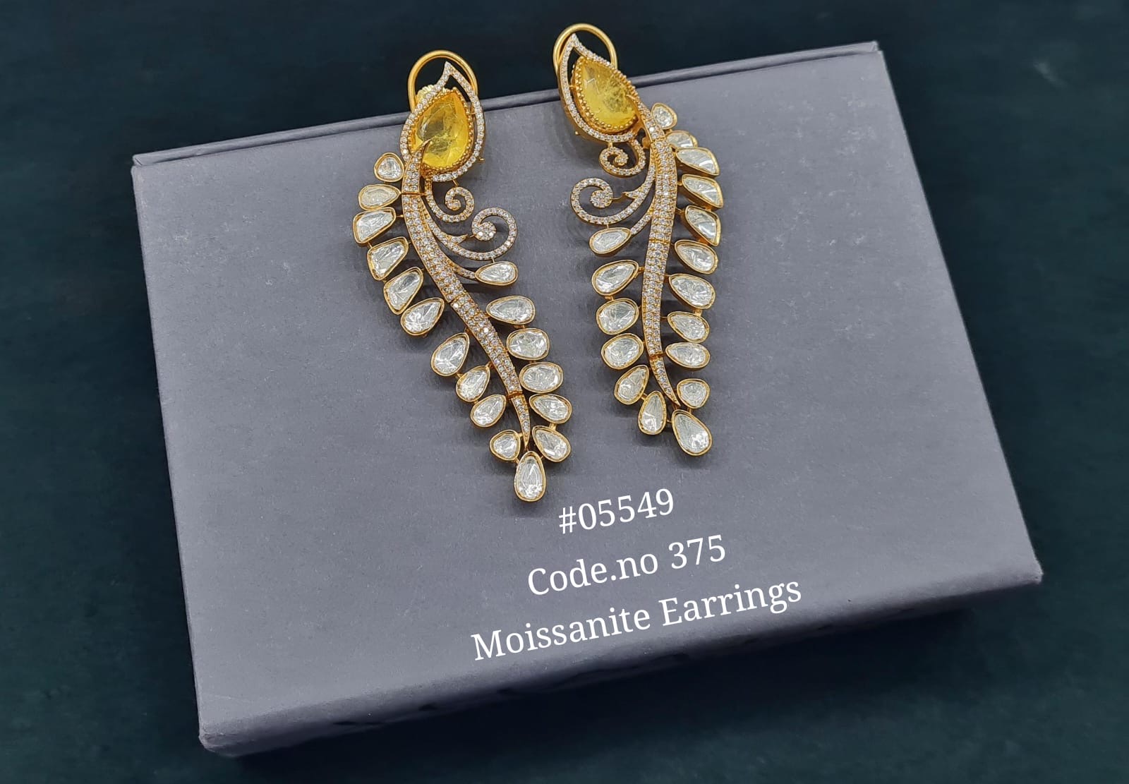 Moissanite Earrings 05549 - 7