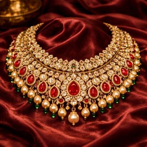 Heritage Kundan Wedding Necklace