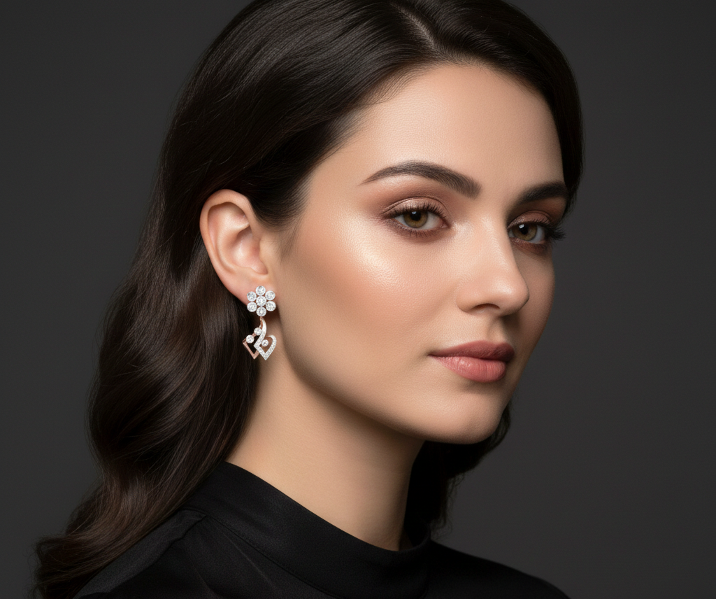 Elara Grace Diamond Dangles