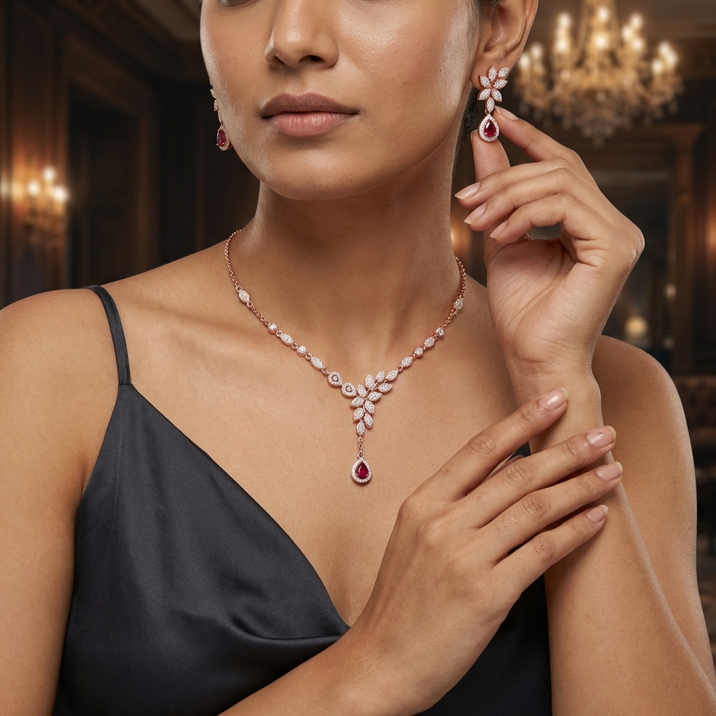 Timeless Diamond Luxe Necklace Set - 3