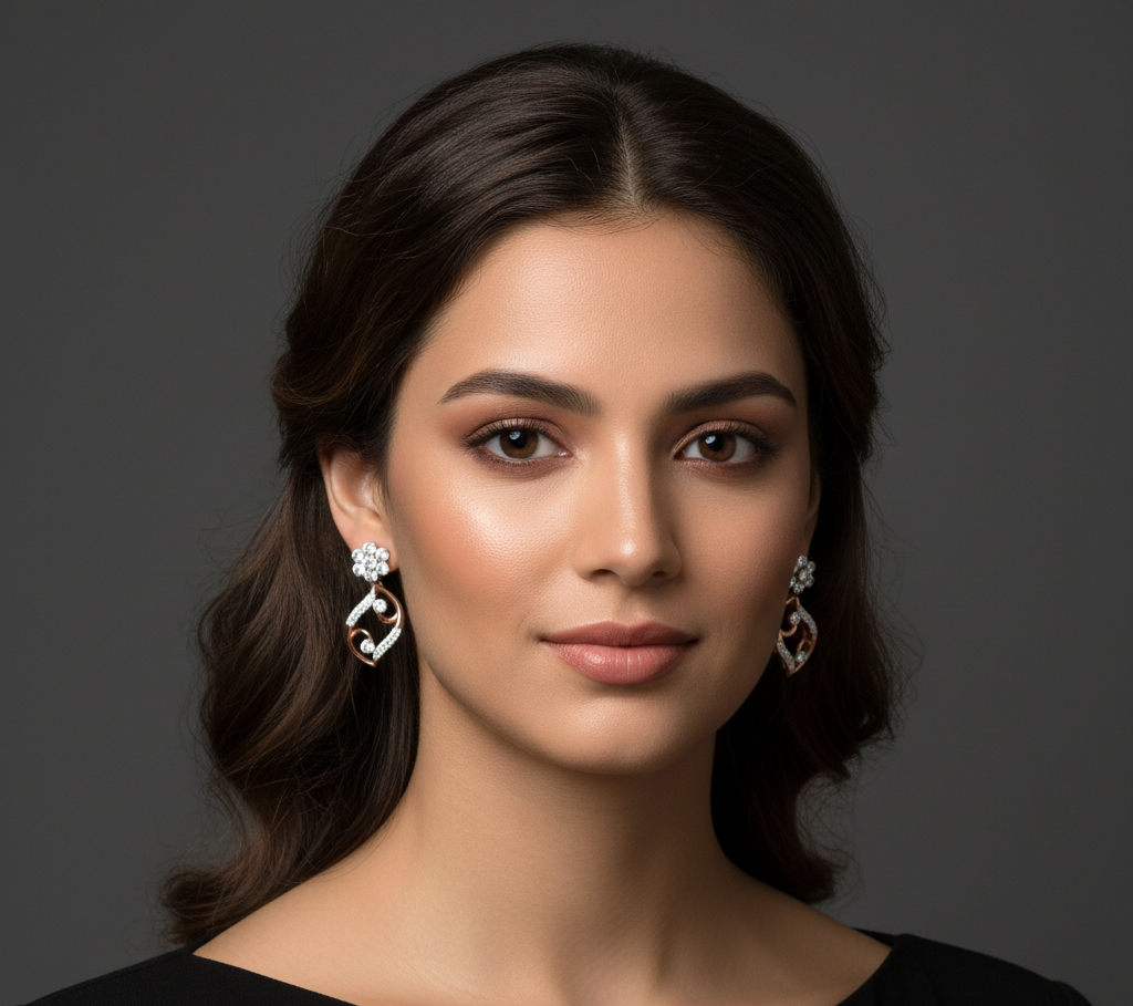 Lunaria Spark Diamond Dangles