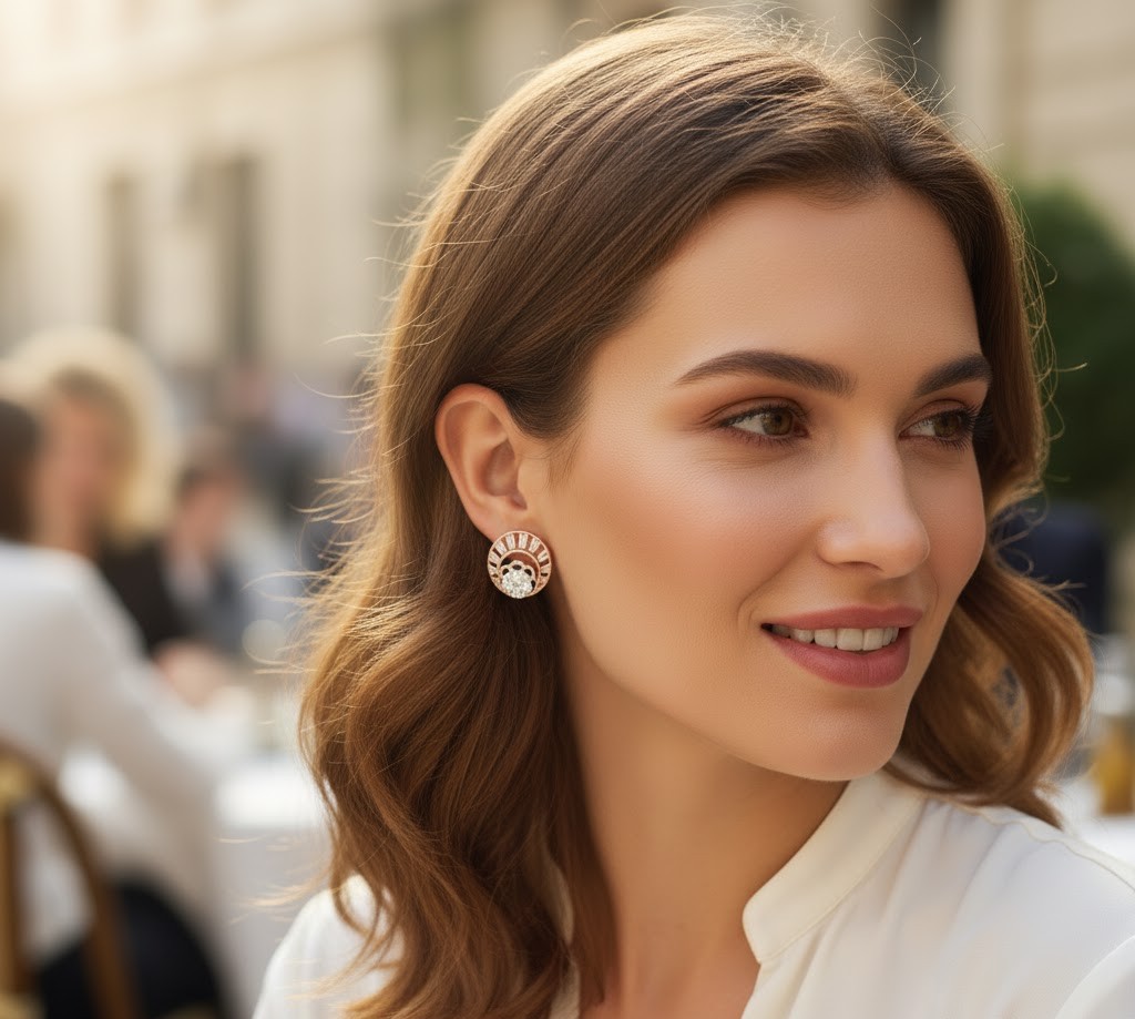 Grand Elegant Diamond Stud Earrings - 3