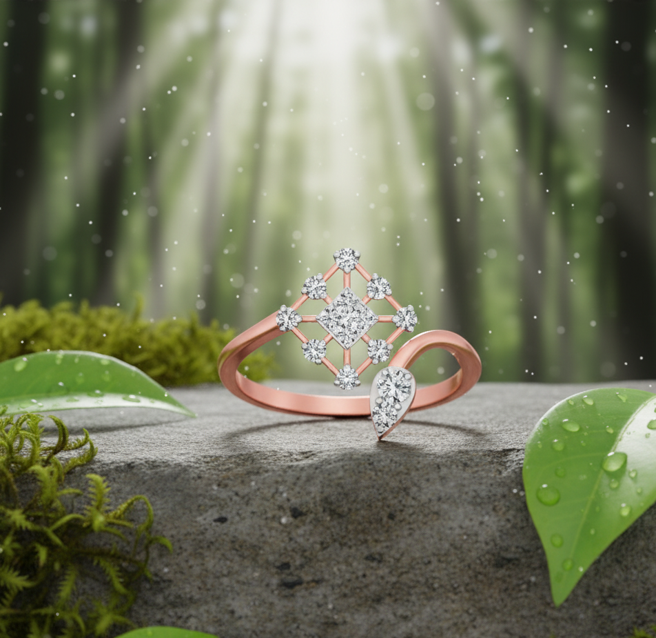 Verve Bypass Diamond Ring