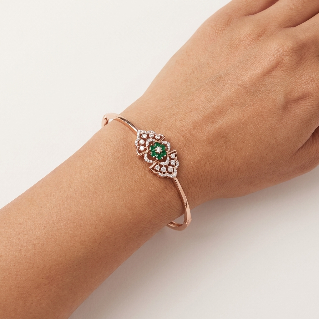 Diamond Fine Link Bracelet - 3