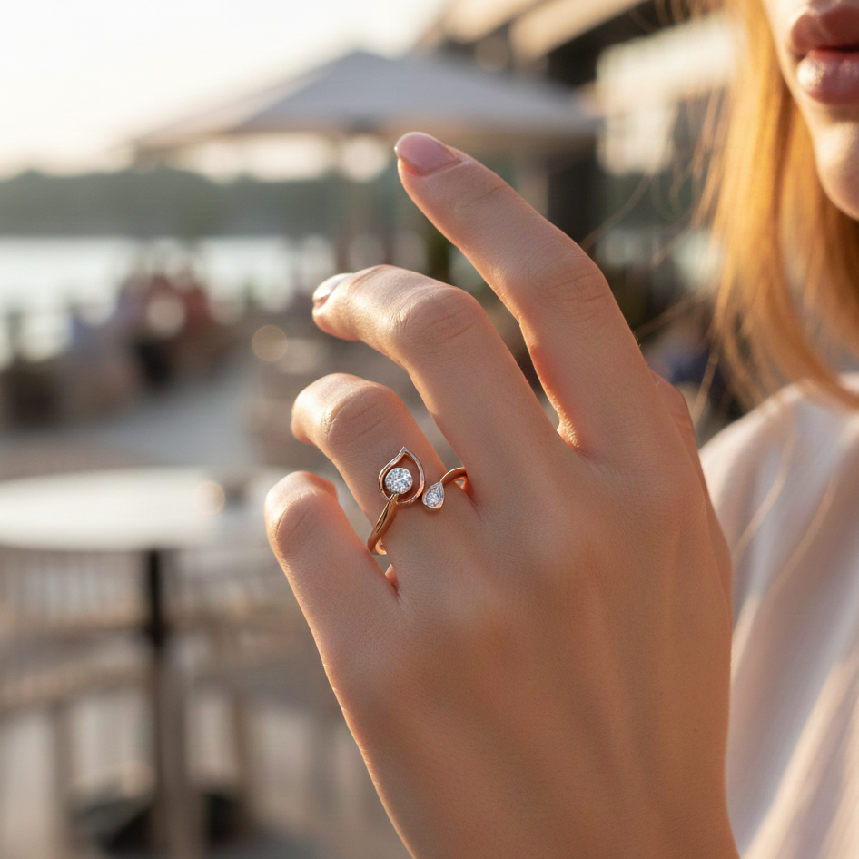 Diamond Crown Ivy Luxe Ring - 3
