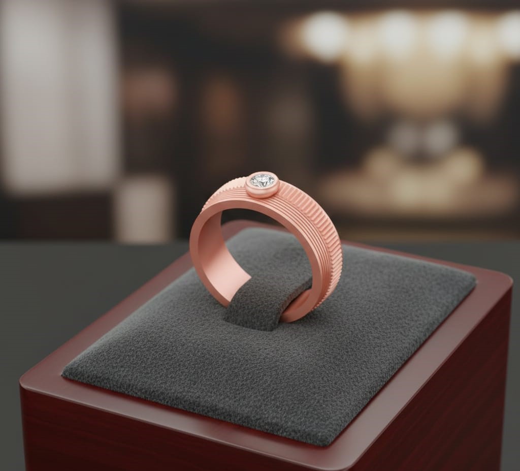 Bold Sovereign Diamond Gents Ring