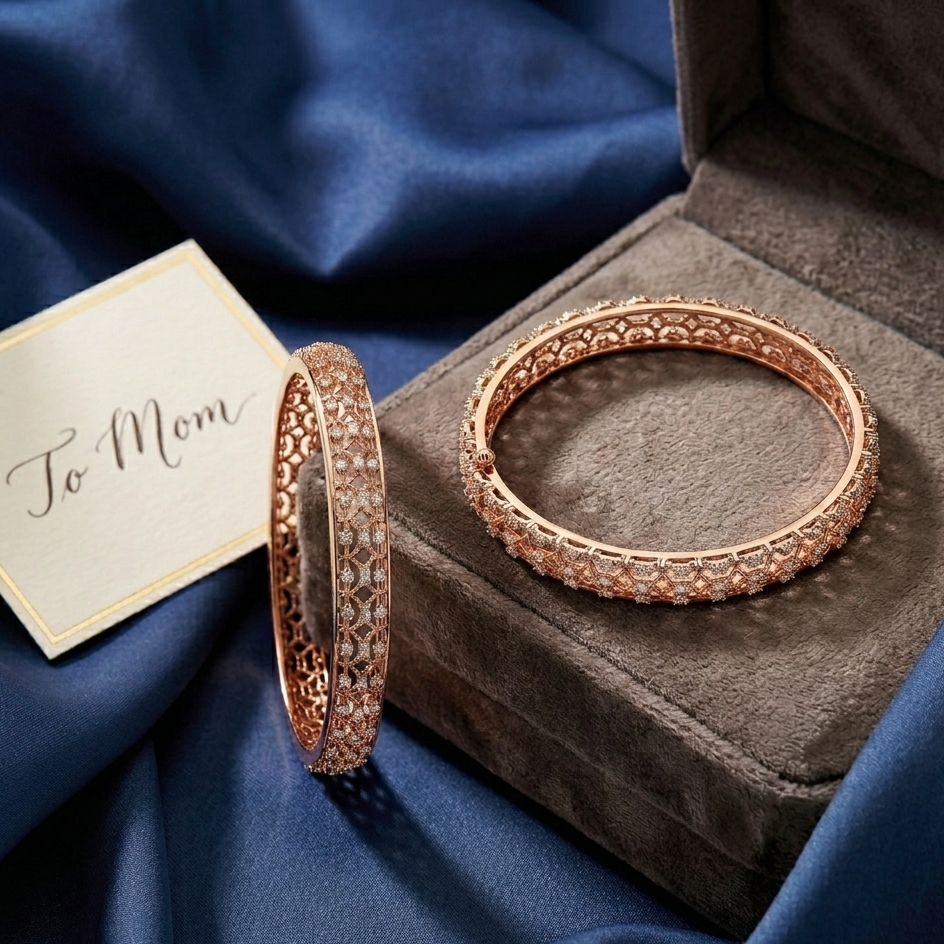 Handcrafted Diamond Bangles