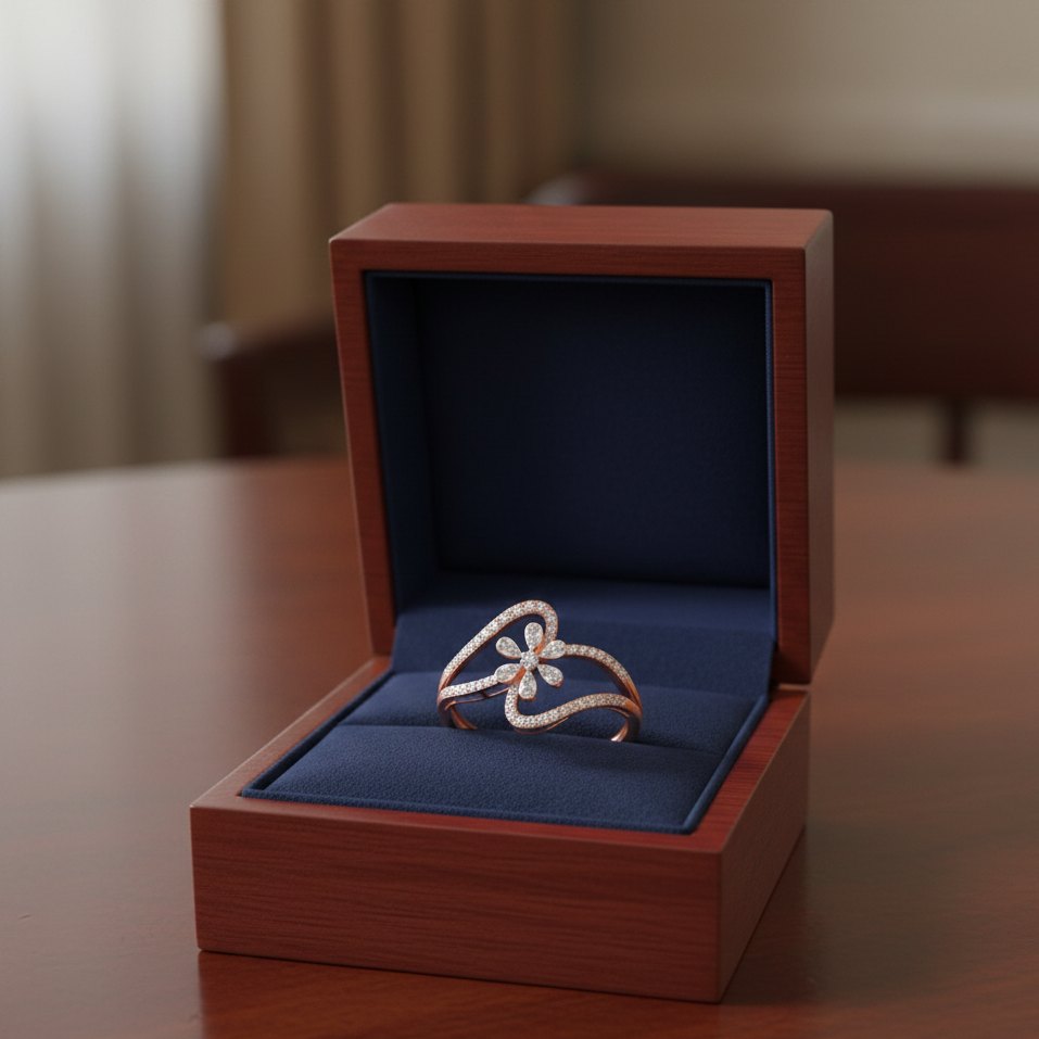 Divine Radiance Diamond Ladies Ring