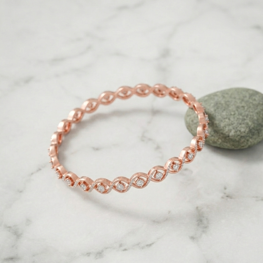 CZ Diamond Bangles