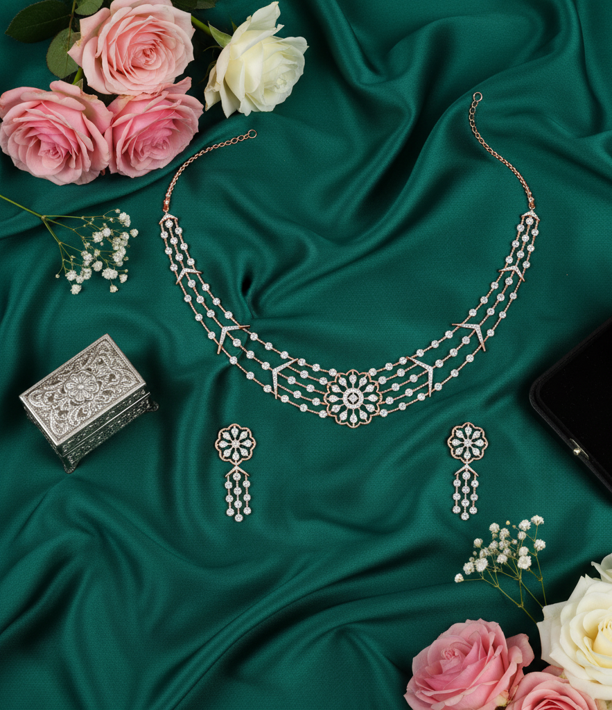 Radiant Craft Diamond Necklace for Occasions