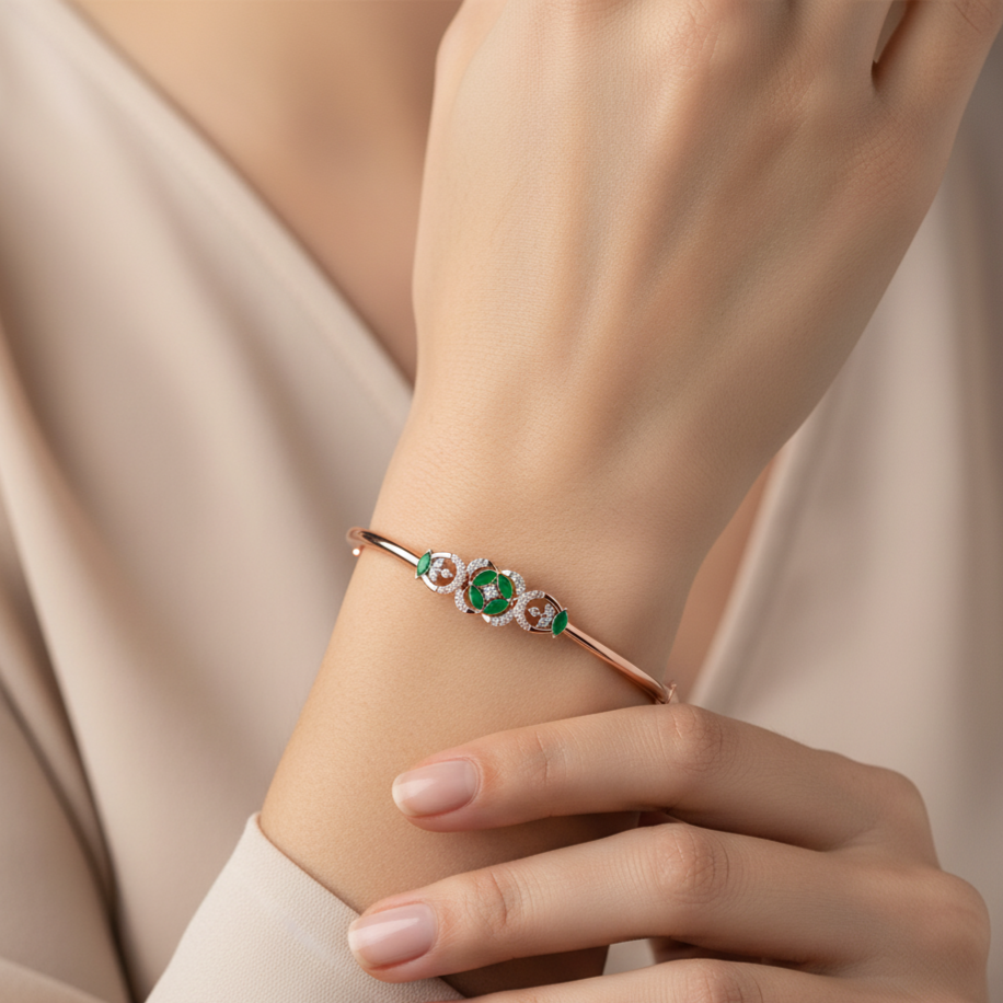 Modern Style Diamond Bracelet