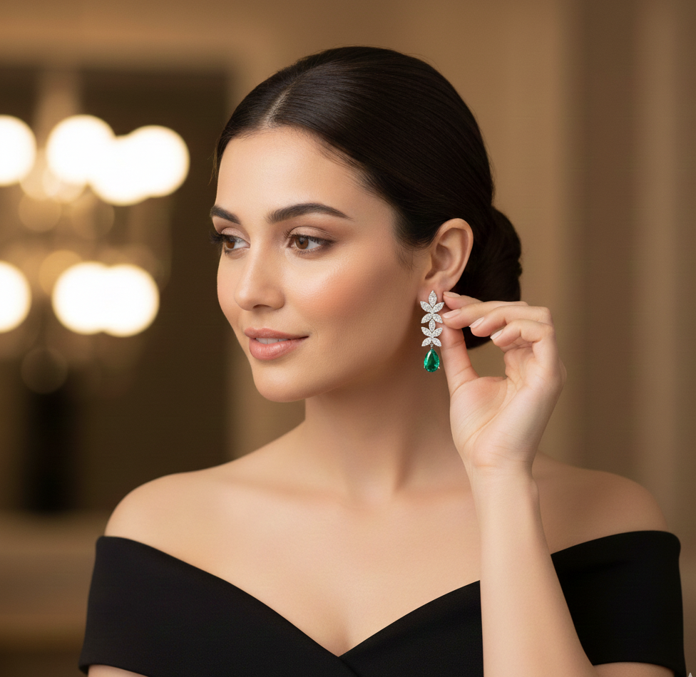 Classic Glow Diamond Danglers