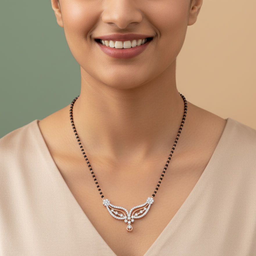 Traditional Shine Gold Diamond Tanmaniya - 3