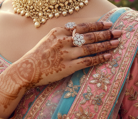 Flora Cluster Diamond Ring - 3