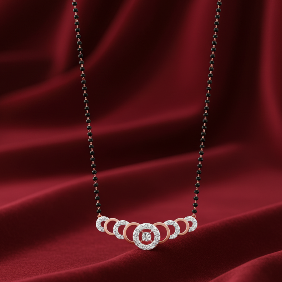 Exclusive Gold Diamond Tanmaniya for Weddings