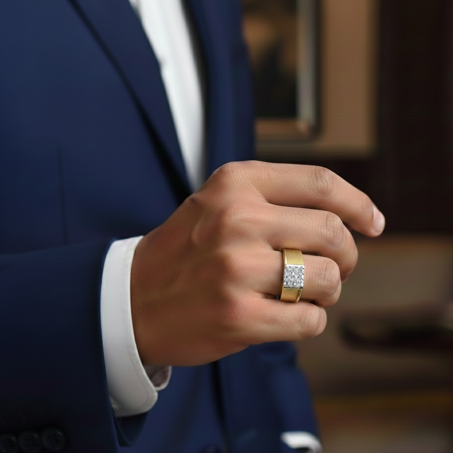 Elite Majesty Diamond Gents Ring - 3