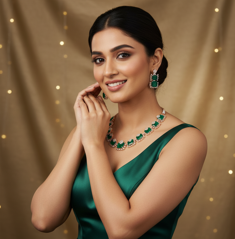 Elegant Radiance Diamond Necklace for Wedding Glam - 3