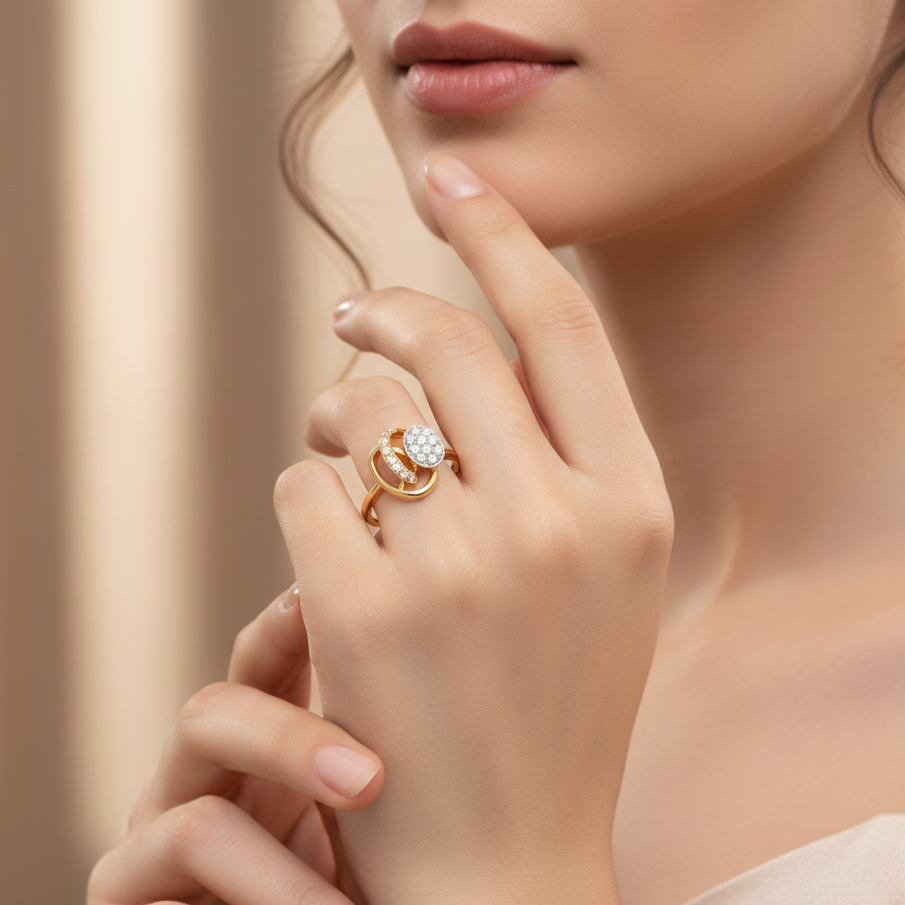 Diamond Imperial Halo Ring - 3