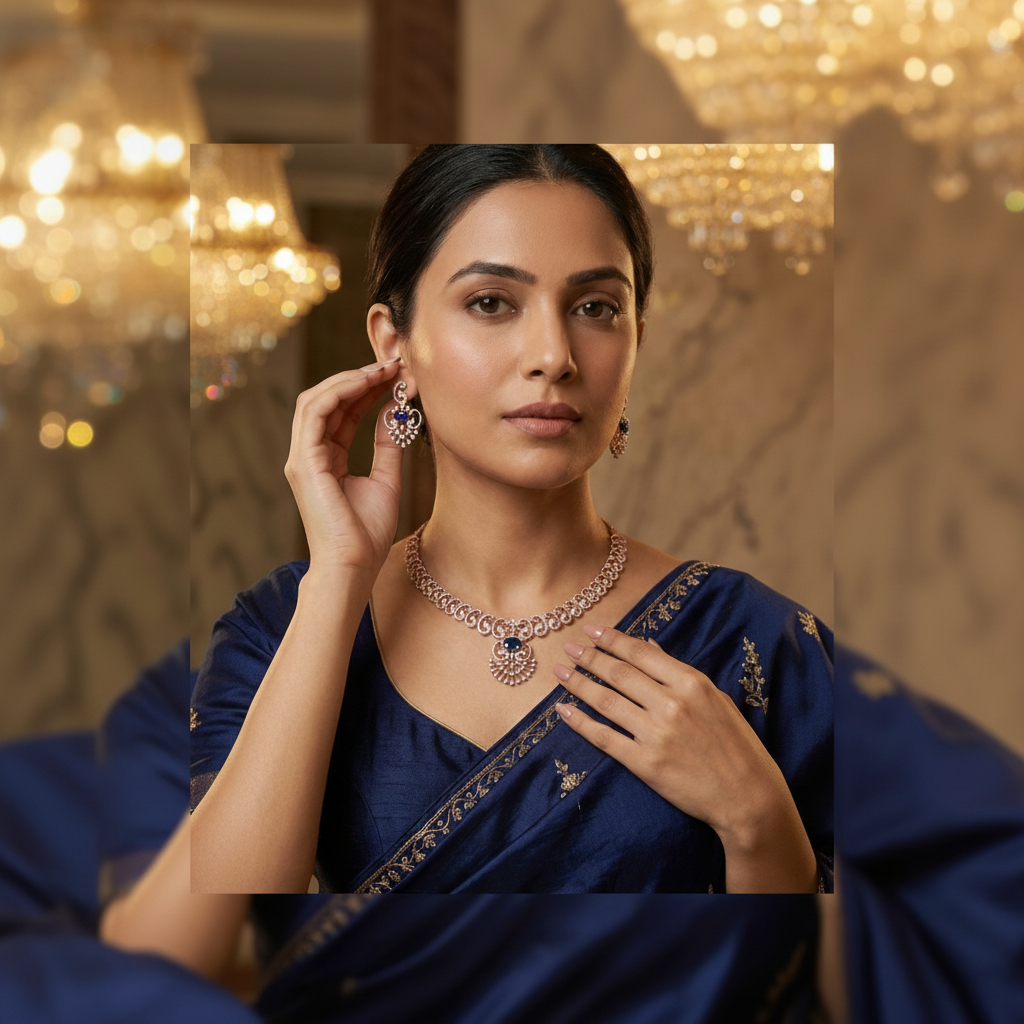 Infinity Diamond Elegance Necklace Set - 4