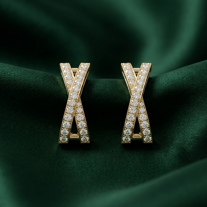 Timeless Cushion-Cut Diamond Earrings - 3
