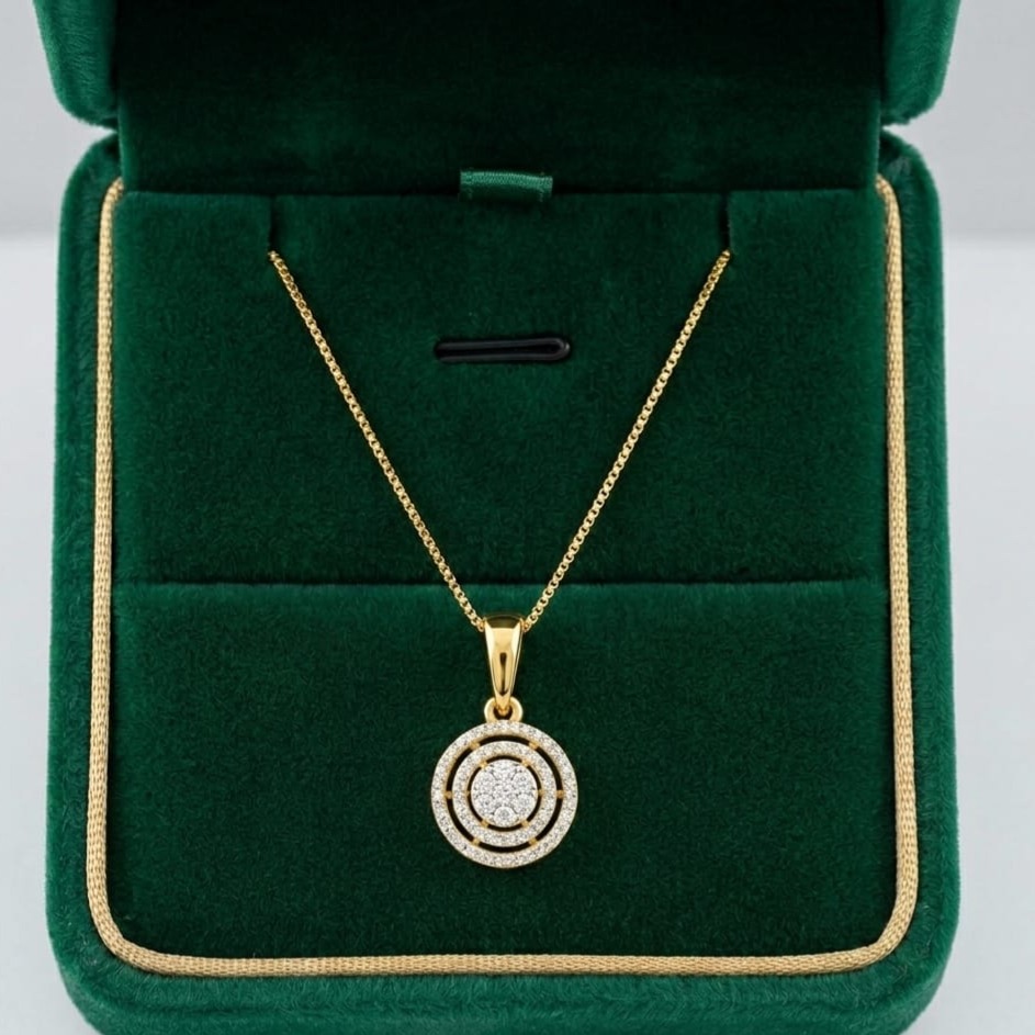 Luminous Diamond Pendant - 3