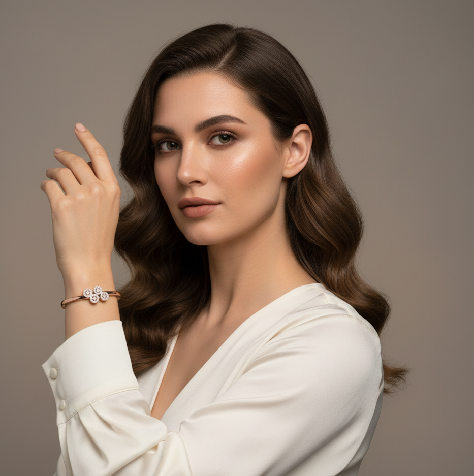 Glam Shine Diamond Bracelet - 3
