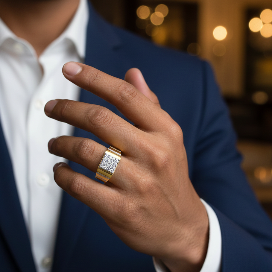 Imperial Valor Diamond Gents Ring