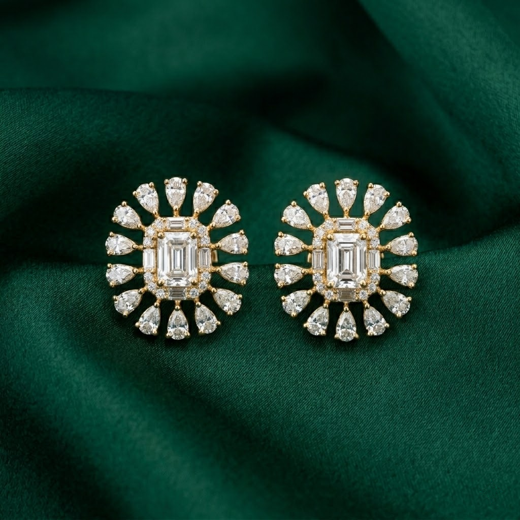 Clarissa Diamond Earrings