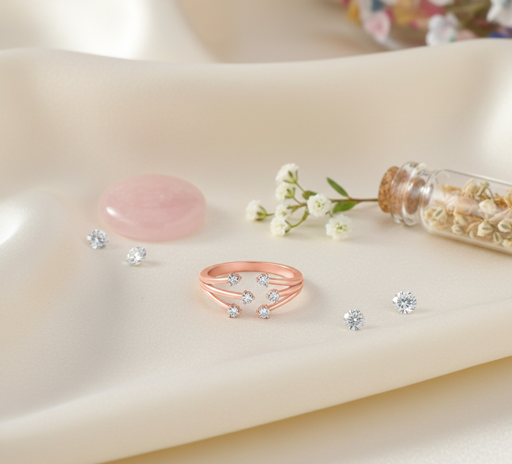 Queens Grace Diamond Ladies Ring - 3